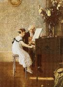 george bernard shaw Young lady to accept fees from her piano teacher Sweden oil painting artist